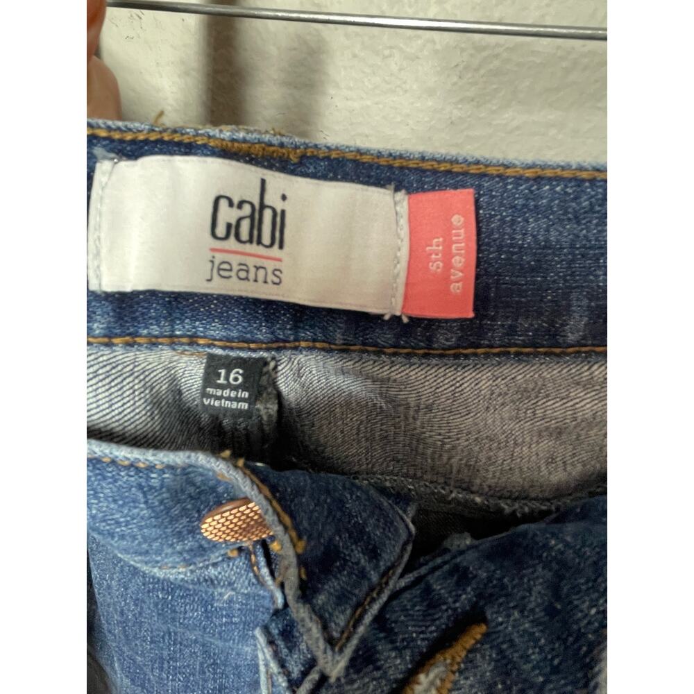 Cabi Jeans 5th Avenue Slim Bootcut Stretch 6069 R Size 16 - Picture 4 of 6